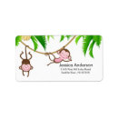 Search for monkey birthday return address labels Baby shower