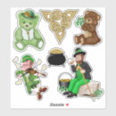 Recherche de leprechaun stickers Irlandais