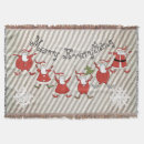 Recherche de vintage santa blankets Festif