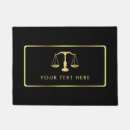 Search for for law office doormats Attorney