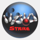Search for funny bowling stickers Bowler
