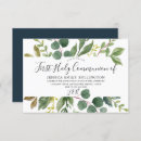 Search for botanical first communion invitations Holy
