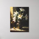 Search for white lily canvas prints Botanical