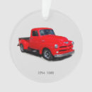 Search for pickup truck ornaments Red