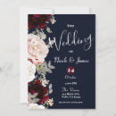 Search for burgundy and blue wedding invitations Maroon