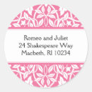 Search for pink address stickers Shower