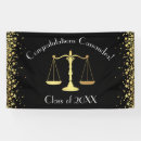 Search for law school graduation banners Gold