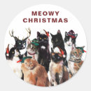 Search for christmas cat stickers Meow