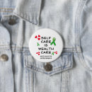 Search for wellbeing buttons Self care