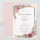 Search for online quinceanera invitations Girly