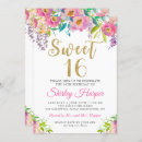 Search for sweet 16 invitations Flowers