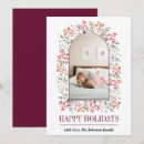 Search for burgundy holiday cards Modern