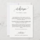 Search for welcome note weddings Itinerary