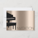Recherche de piano invitations Moderne
