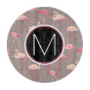 Recherche de flamant planches à découper Monogramme