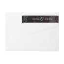 Search for faux glitter return address labels Black