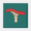 Recherche de champignons rouges magnets Magique