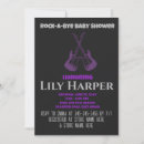 Recherche de rock a bye baby shower invitations Rocher