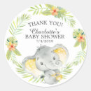 Search for baby shower elephant stickers Jungle