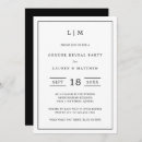 Search for black white gender reveal invitations Simple