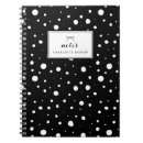 Search for black and white polka dots notebooks Chic