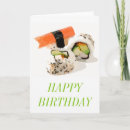 Search for cute sushi cards Japan