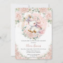 Search for pink and white baby shower invitations Whimsical