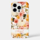 Search for fall flowers iphone cases Pumpkin
