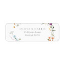 Recherche de floral wreath return address labels Étiquettes