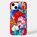 Recherche de feuille rouge coques Tropical