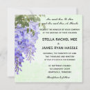 Search for wisteria wedding invitations Watercolour