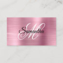 Search for light pink business cards Feminine