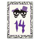 Search for halloween wedding table cards Purple
