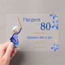 Search for fun 80th birthday invitations Cute