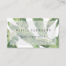 Recherche de verdure cartes visite Typographie