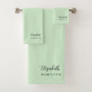 Search for pretty green bath towels Mint
