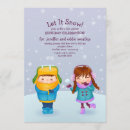Search for snowball invitations Snowflakes