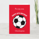 Recherche de soccer birthday cards Fils