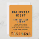 Search for night halloween invitations Costume party