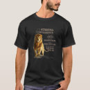 Search for be strong and courageous tshirts Lion