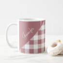 Search for pink plaid mugs Stylish