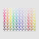 Search for peace sign tissue paper Rainbow