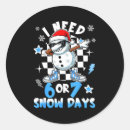 Search for snowy day stickers I need 6