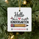 Search for kindergarten ornaments First day of school