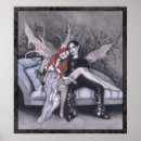 Recherche de amour gothique art Aquarelle