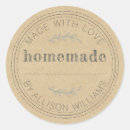 Search for love labels Kraft paper