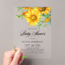 Search for yellow baby shower invitations Botanical