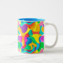 Recherche de couleur abstraite tasses Brillant