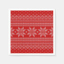 Search for red and white christmas napkins Winter
