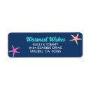 Search for starfish christmas return address labels Tropical